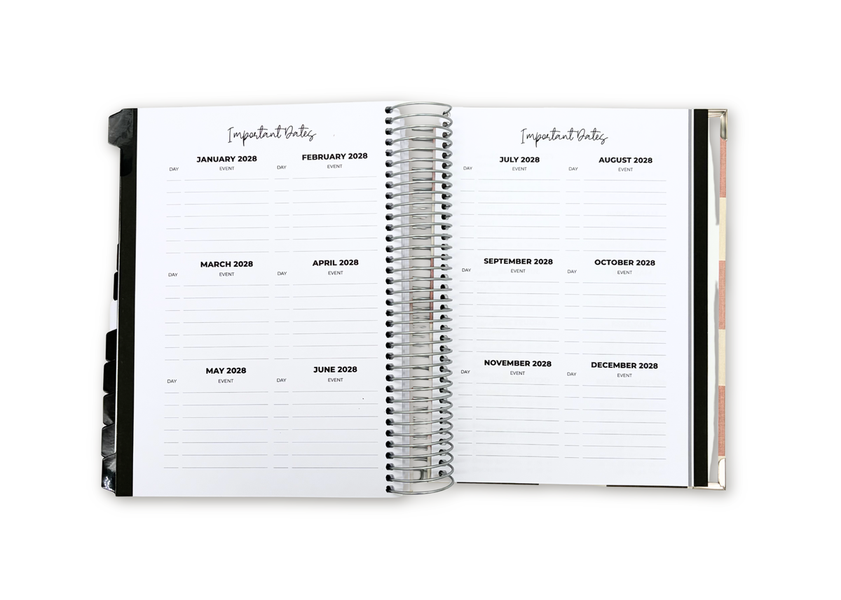 2027 Wildflower Daily Planner