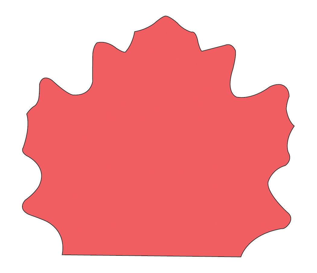 SHAPES ETC. Sticky Shape Notepad - Maple Leaf